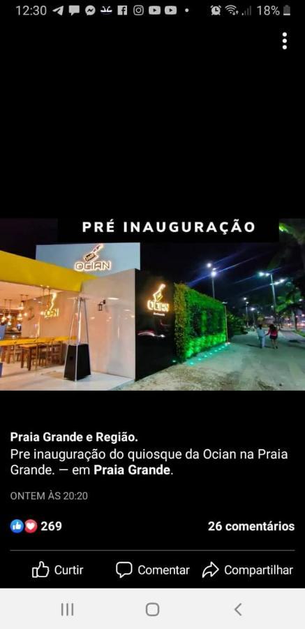 Apto Ocian Centro Praia Grande Zewnętrze zdjęcie